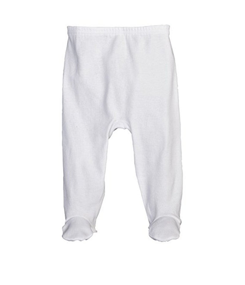Monvecle Unisex Baby Multi Pieces Newborn to Toddler Cotton Long Pants Shorts Gift Sets (US, Age, 6 Months, 2pcs -White) - Image 2
